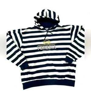Venice Collection Venezia Italia Royal Blue and White Striped Sweater Size XXL